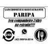 LANCHONETE E RESTAURANTE PARIPA