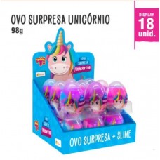 OVO SURPRESA+SLIME UNICORNIO (09 UNIDADES)