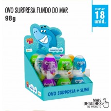 OVO SURPRESA+SLIME ( FUNDO DO MAR )( 09 UNIDADES )